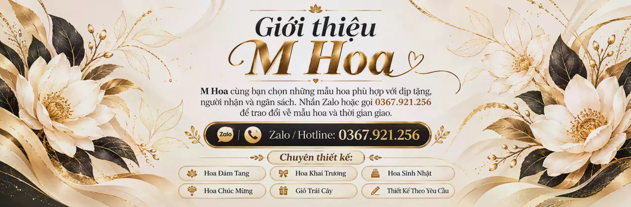Ảnh bìa Shop hoa tươi Xã Khánh Sơn Khánh Hoà - Gói ghém những lời muốn gửi